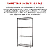 Modular Wire Storage Shelf 900 x 450 x 1800mm Steel Shelving - Extra Image