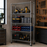 Modular Wire Storage Shelf 900 x 450 x 1800mm Steel Shelving