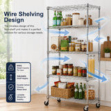 Modular Wire Storage Shelf 900 x 450 x 1800mm Steel Shelving - Extra Image