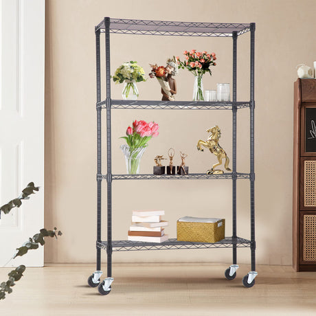 Modular Wire Storage Shelf 900 x 450 x 1800mm Steel Shelving