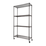 Modular Wire Storage Shelf 900 x 450 x 1800mm Steel Shelving - 45-Degree Angle