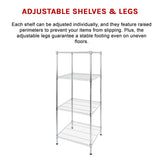 Modular Wire Storage Shelf 350 x 350 x 1800mm Steel Shelving - Extra Image