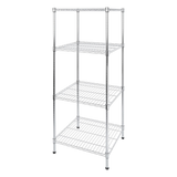 Modular Wire Storage Shelf 350 x 350 x 1800mm Steel Shelving - Close-Up Angle