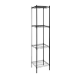 Modular Wire Storage Shelf 350 x 350 x 1800mm Steel Shelving - 45-Degree Angle