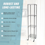 Modular Wire Storage Shelf 350 x 350 x 1800mm Steel Shelving