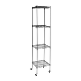 Modular Wire Storage Shelf 350 x 350 x 1800mm Steel Shelving - 45-Degree Angle
