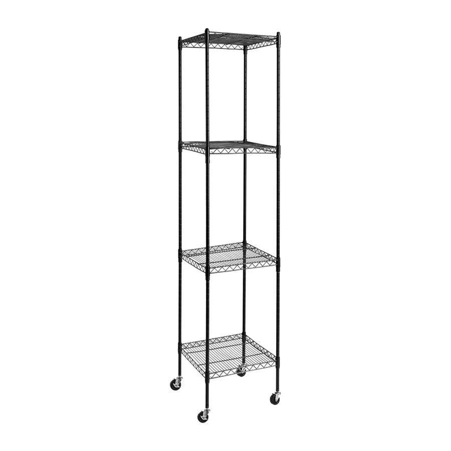 Modular Wire Storage Shelf 350 x 350 x 1800mm Steel Shelving