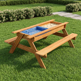 Sand & Water Wooden Picnic Table
