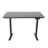 Office Home Computer Desk Table Top with Cable Hole - Side View