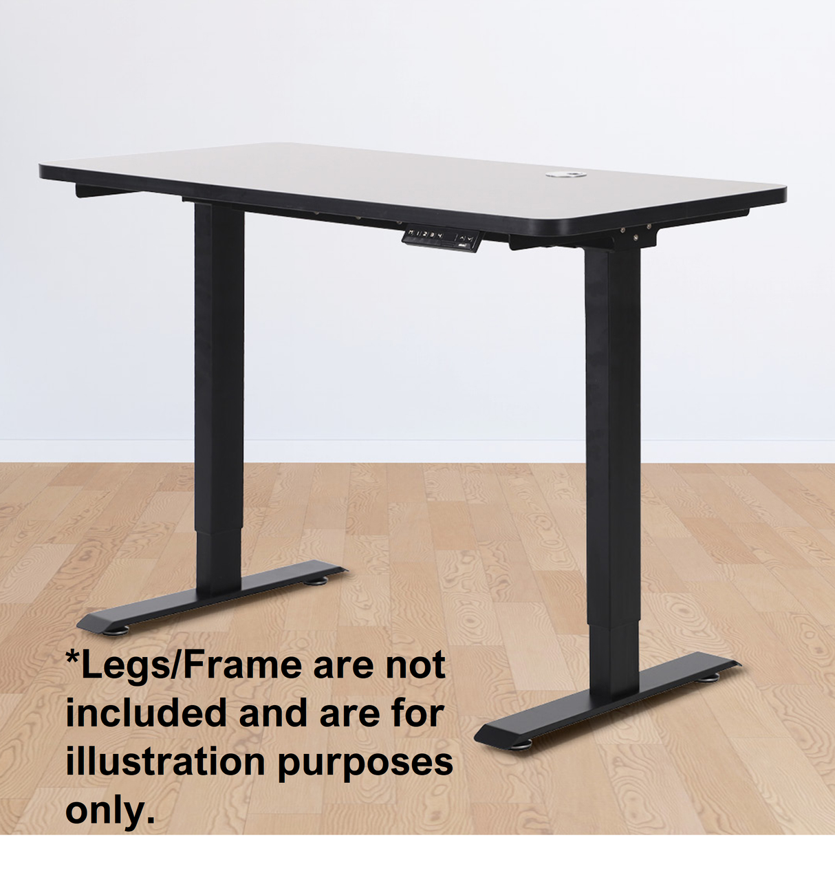Office Home Computer Desk Table Top with Cable Hole