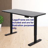 Office Home Computer Desk Table Top with Cable Hole