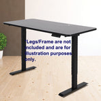 Office Home Computer Desk Table Top with Cable Hole