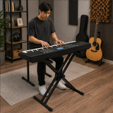 Keyboard Piano Adjustable Stand - Side View