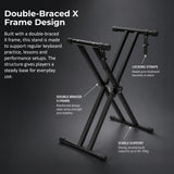 Keyboard Piano Adjustable Stand - Low Angle