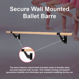 Wall Mounted Ballet Barre - 45-Degree Angle