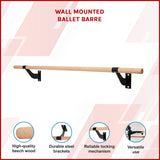 Wall Mounted Ballet Barre - Rear View