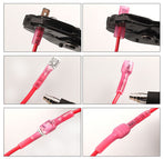 250pc Heat Shrink Spade Connectors Quick Disconnect Wire Electrical