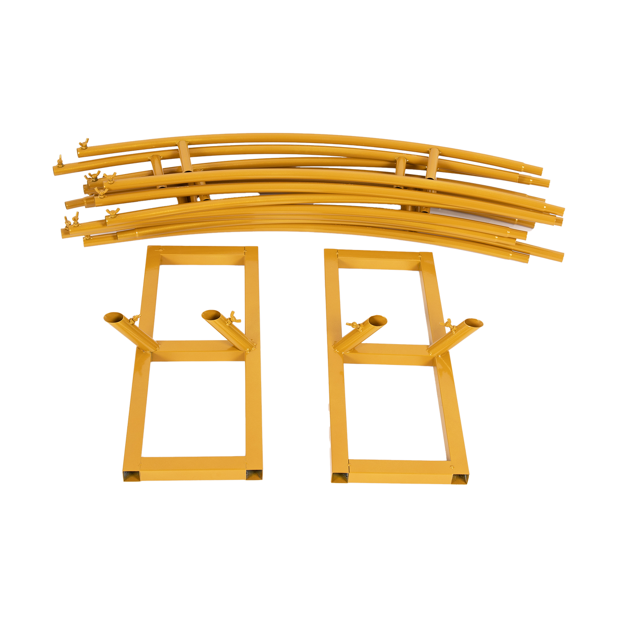 260cm Gold Metal Wedding Arch Round Balloon Birthday Party