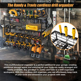 Power Tool Organiser Garage Storage - Rear View