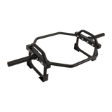Barbell Olympic Trap Bar Hex Shrug Deadlift - Top-Down View