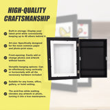 A4 Wooden Picture Frame For 50 Artworks Kids Art Display - Side View