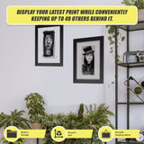 A4 Wooden Picture Frame For 50 Artworks Kids Art Display - 45-Degree Angle
