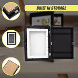 A4 Wooden Picture Frame For 50 Artworks Kids Art Display - Close-Up Angle