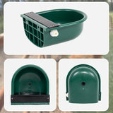 4L Water Trough Bowl with Automatic Float Valve - Low Angle
