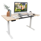 Standing Desk Electric Motorised Computer Desk Height Adjustable Sit Stand Table - Front View