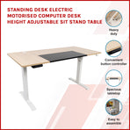 Standing Desk Electric Motorised Computer Desk Height Adjustable Sit Stand Table