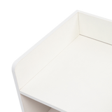Bedside Tables Side Table Nightstand Storage Drawer Shelf Bedroom - Rear View