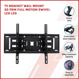 TV Bracket Wall Mount 32-70in Full Motion Swivel LCD LED - Side View