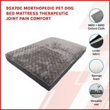 95x70cm Orthopedic Pet Dog Bed Mattress Therapeutic Joint Pain Comfort - Front View