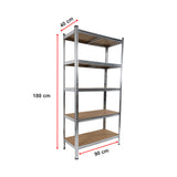2 x 1.8M Garage Shelving Warehouse Rack Storage Shelves Pallet Racking