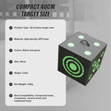 Archery 3D Targets High Density Foam 40cm Cube Bow Arrow Shooting Practice - Top-Down View