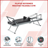 Pilates Reformer Machine Foldable Gym