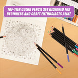 Coloured Pencils Colouring Artist Sketching Drawing for Kids Adults - Low Angle
