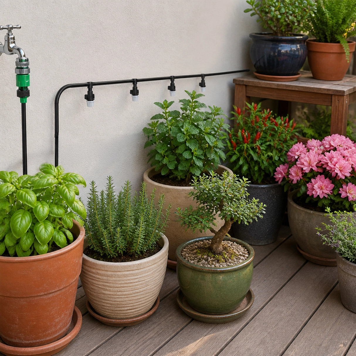 10m Irrigation Hose Garden Kit