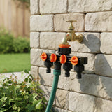 4 Way Hose Connector Tap Irrigation Garden Kit