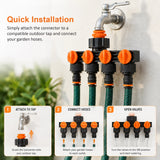 4 Way Hose Connector Tap Irrigation Garden Kit - Extra Image