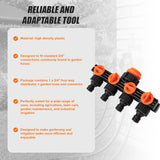 4 Way Hose Connector Tap Irrigation Garden Kit