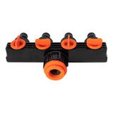 4 Way Hose Connector Tap Irrigation Garden Kit