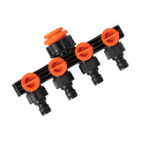 4 Way Hose Connector Tap Irrigation Garden Kit