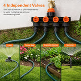 4 Way Hose Connector Tap Irrigation Garden Kit