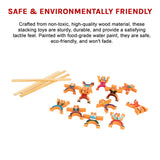 Balancing Stacking Blocks Educational Balance Wooden Acrobatic Toys Game - Extra Image