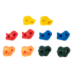 Deluxe 10 x Holds for Rock Climbing Wall Kids Outdoor Playground