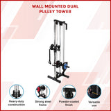 Wall Mounted Dual Pulley Tower