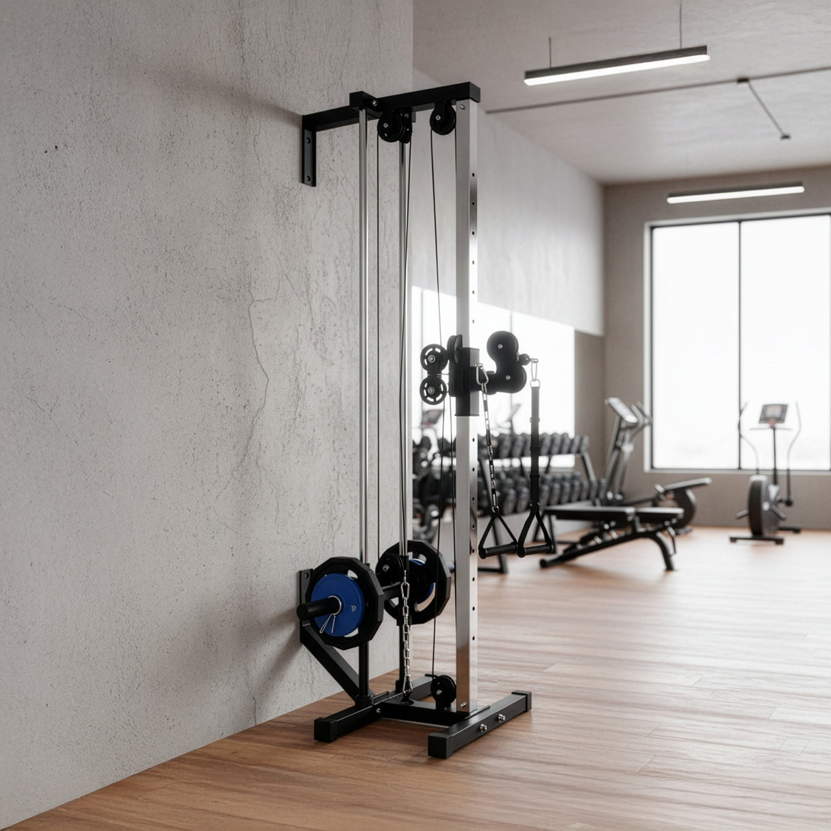 Wall Mounted Dual Pulley Tower