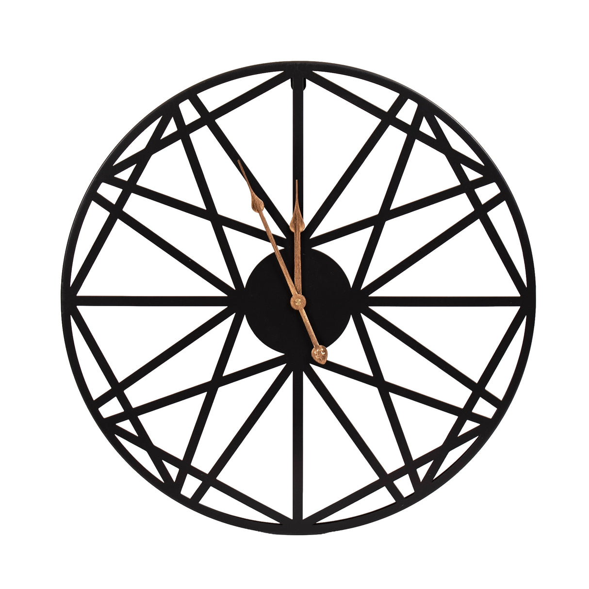 Large Metal Outdoor Wall Clock &ndash; Weather-Resistant for Garden and Home Decor