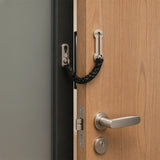 Door Chain Lock Anti-Theft Security Guard Bolt Latch - Front View